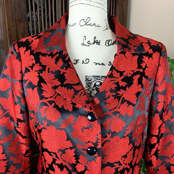 Jessica Howard Petite Floral Bolero Jacket - Picture 5 of 8